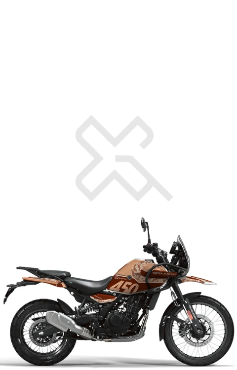 Himalayan 450 Full Body Sticker | Made in Premium Gloss Vinyl with FPF (Fade Protection Film), Waterproof, Precut Sticker, Pack of 1 for Both Side